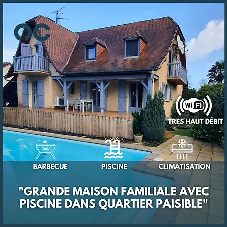 Dom wakacyjny Maison Familiale Avec Piscine *