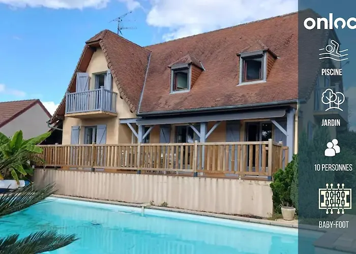 펜션 Maison Familiale Avec Piscine Nay (Pyrenees-Atlantiques)